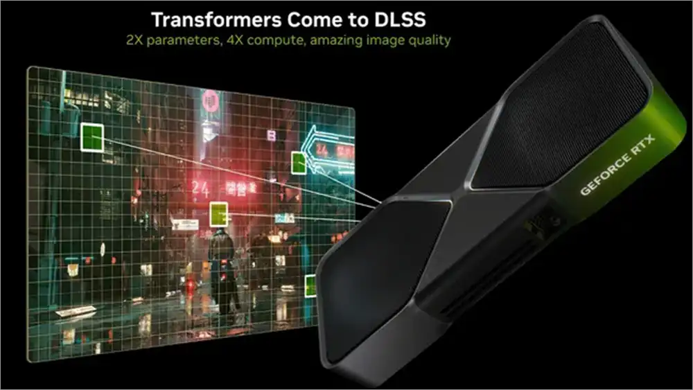 'DLSS 4 트랜스포머 모델' CES 2025 공개 — 화질·효율 향상 기대