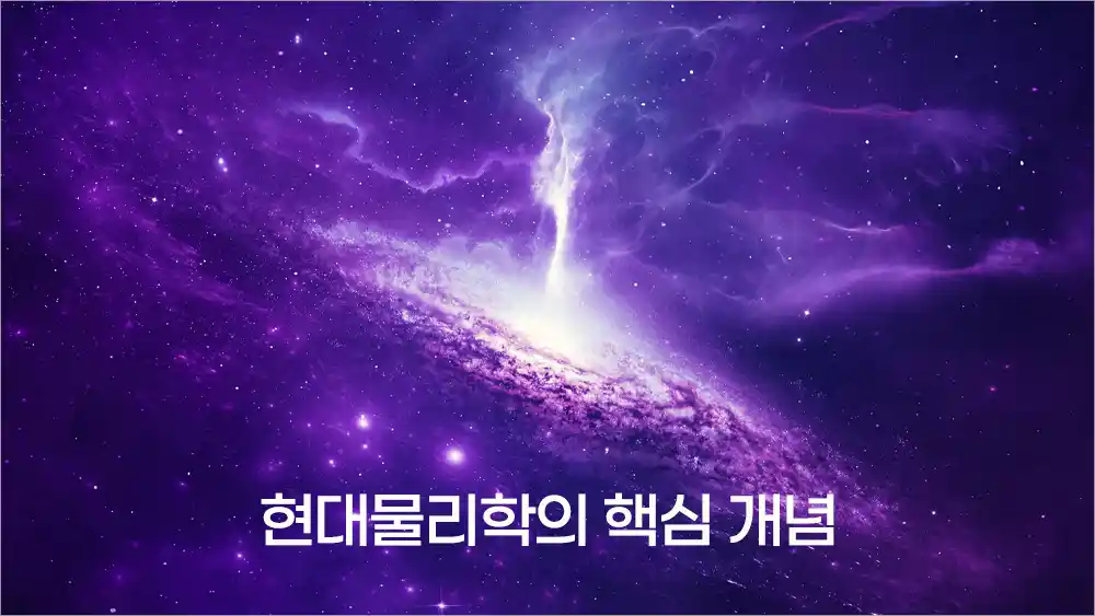 현대물리학의 핵심 개념 – 빅뱅이론부터 끈이론까지 한 번에 정리