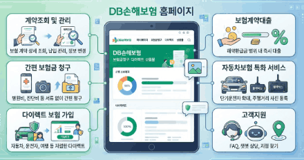 DB손해보험 홈페이지