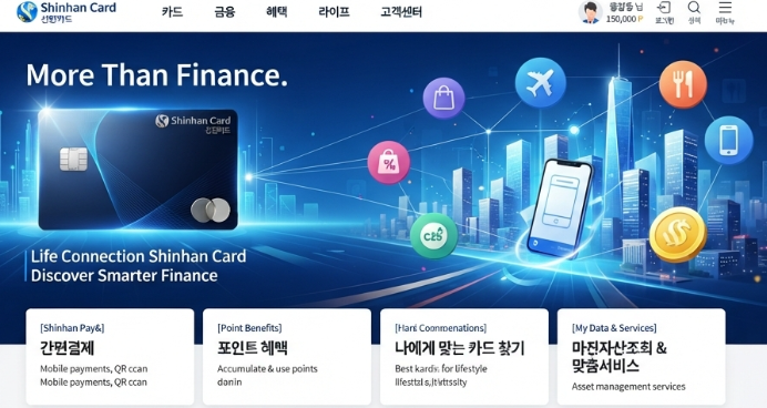 신한카드 홈페이지
