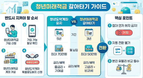 청년미래적금 갈아타기